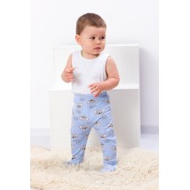 Nursery sliders for boys "Rubber" Nosy Svoe 68 Blue (5033-024-4-v4)