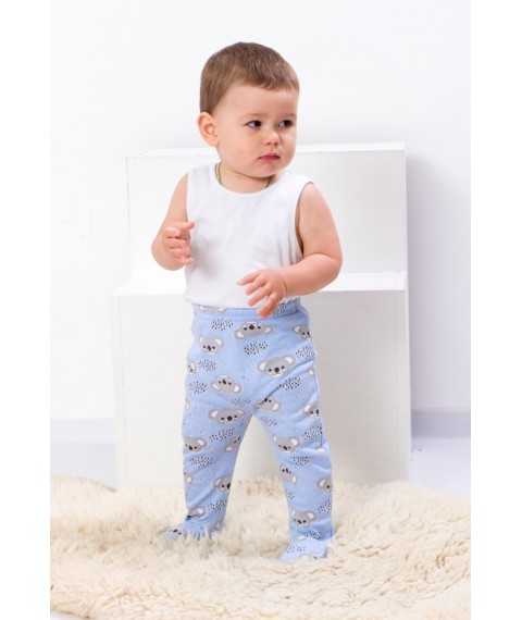 Nursery sliders for boys "Rubber" Nosy Svoe 80 Blue (5033-024-4-v8)