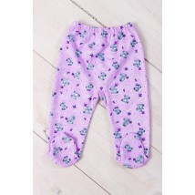 Nursery sliders for girls "Rubber" Wear Your Own 68 Violet (5033-024-5-v2)