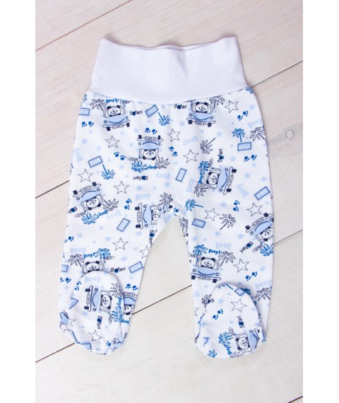 Nursery sliders for a boy "Euro" Wear Your Own 68 White (5034-024-4-v4)