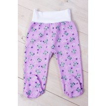 Nursery sliders for girls "Euro" Wear Your Own 68 Purple (5034-024-5-v12)