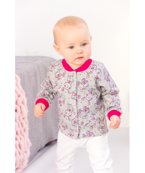 Nursery blouse for a girl Nosy Svoe 68 Gray (5036-024-5-v10)