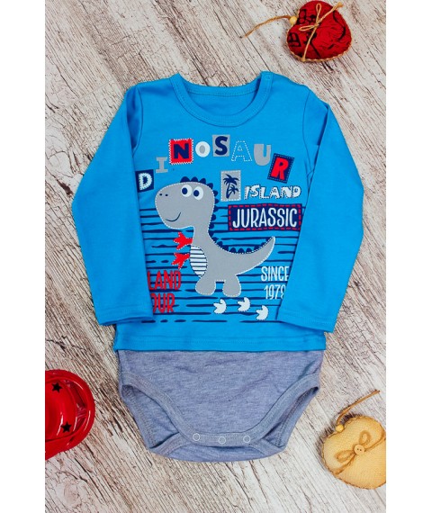Baby bodysuit with long sleeves Carry Your Own 62 Blue (5043-015-33-v18)
