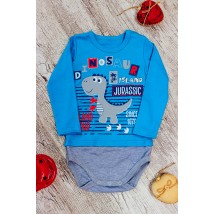 Baby bodysuit with long sleeves Carry Your Own 80 Blue (5043-015-33-v6)