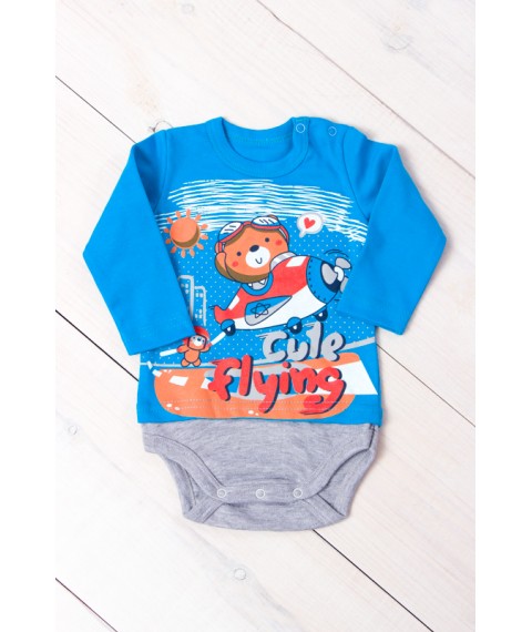 Baby bodysuit with long sleeves Carry Your Own 86 Blue (5043-015-33-v1)