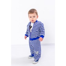 Nursery set for a boy (shirt+trousers+bodysuit) Nosy Svoe 80 Blue (5055-016-33-4-v9)
