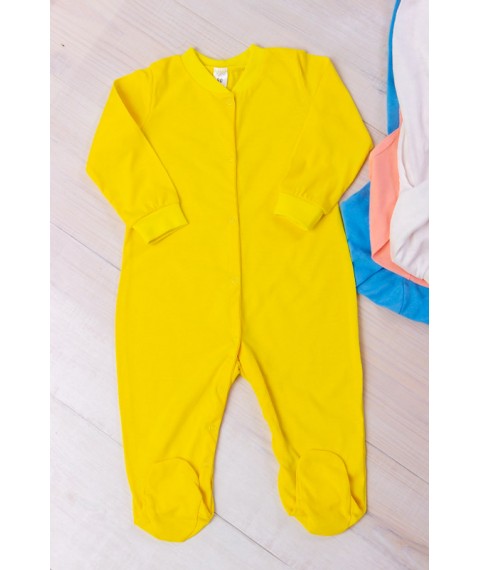 Nursery overalls Wear Your Own 74 Yellow (5058-001-v14)