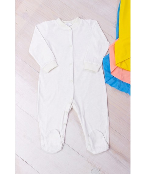 Nursery overalls Nosy Svoe 80 White (5058-001-v19)