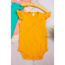 Nursery bodysuit for a girl Wear Your Own 62 Yellow (5059-036-v6)