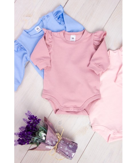 Baby bodysuit with long sleeves Carry Your Own 68 Pink (5062-036-v12)
