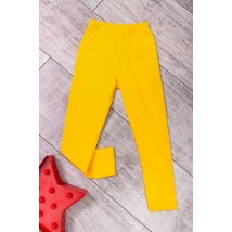 Leggings for girls Wear Your Own 164 Yellow (6000-036-v272)