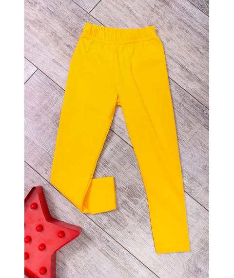 Leggings for girls Wear Your Own 164 Yellow (6000-036-v272)