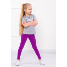Leggings for girls Wear Your Own 146 Violet (6000-036-v4)