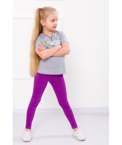 Leggings for girls Wear Your Own 146 Violet (6000-036-v4)