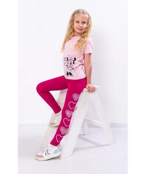 Tights for girls Wear Your Own 92 Raspberry (6000-036-33-v84)