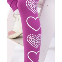 Leggings for girls Wear Your Own 92 Purple (6000-036-33-v68)