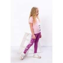 Leggings for girls Wear Your Own 92 Purple (6000-036-33-v68)