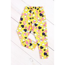 Leggings for girls Wear Your Own 104 Yellow (6000-043-v64)