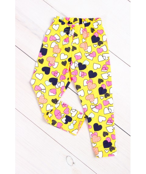 Leggings for girls Wear Your Own 104 Yellow (6000-043-v64)