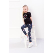 Leggings for girls Wear Your Own 110 Blue (6000-043-v58)