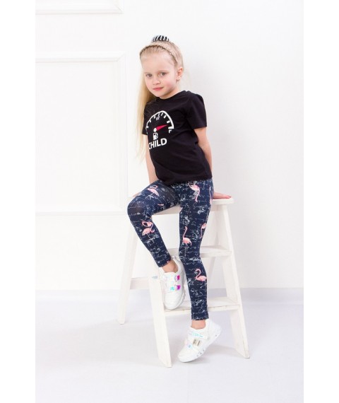 Leggings for girls Wear Your Own 104 Blue (6000-043-v69)