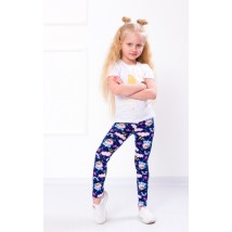 Leggings for girls Wear Your Own 116 Blue (6000-043-v48)