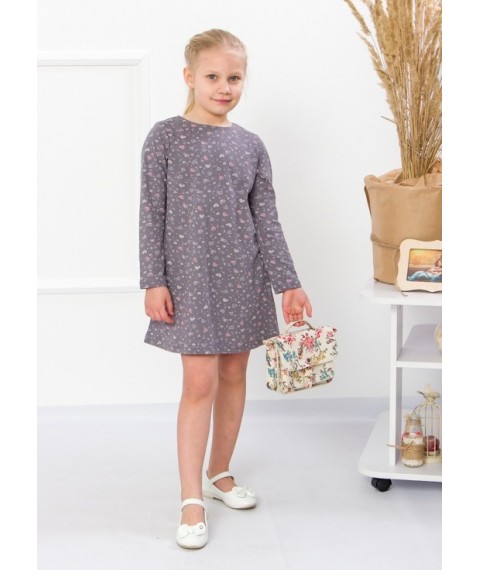 Dress for a girl Wear Your Own 104 Gray (6004-002-v19)