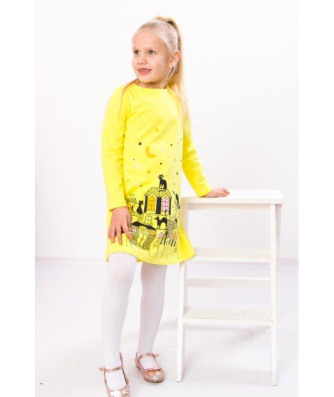 Dress for a girl Wear Your Own 128 Yellow (6004-023-33-1-v19)