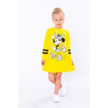 Dress for a girl Wear Your Own 128 Yellow (6004-057-33-v10)