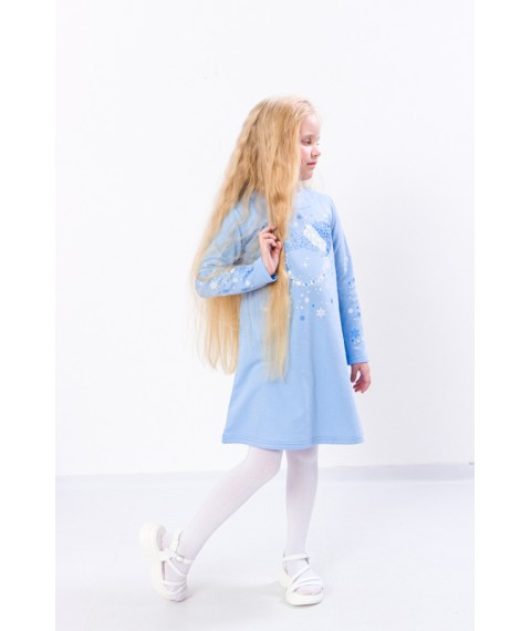 Dress for a girl Wear Your Own 104 Blue (6004-1-v1)