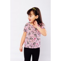 T-shirt for girls Wear Your Own 92 Pink (6012-002-1-v13)
