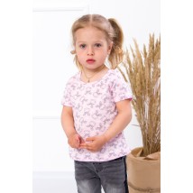 T-shirt for girls Wear Your Own 104 Pink (6012-002-1-v4)