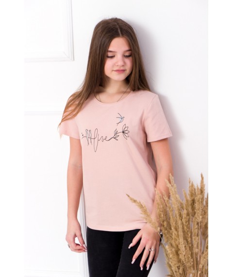 T-shirt for girls (teens) Wear Your Own 140 Pink (6012-036-33-v40)