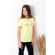 T-shirt for girls (teens) Wear Your Own 158 Yellow (6012-036-33-v19)
