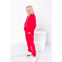 Suit for a girl Wear Your Own 128 Red (6018-023-33-3-v4)