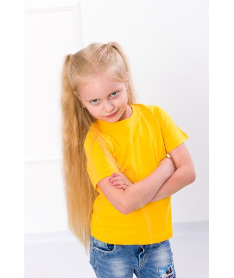 Children's T-shirt Wear Your Own 170 Yellow (6021-001V-v1)