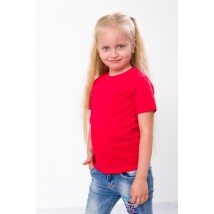 Children's T-shirt Wear Your Own 104 Red (6021-001V-v196)