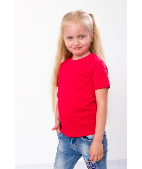 Children's T-shirt Wear Your Own 104 Red (6021-001V-v196)