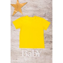 Children's T-shirt Wear Your Own 116 Yellow (6021-001V-v188)