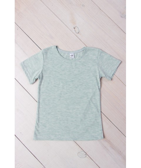 Children's T-shirt Wear Your Own 122 Green (6021-001V-v120)