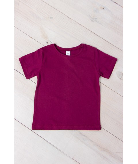 Children's T-shirt Wear Your Own 134 Red (6021-001V-v83)
