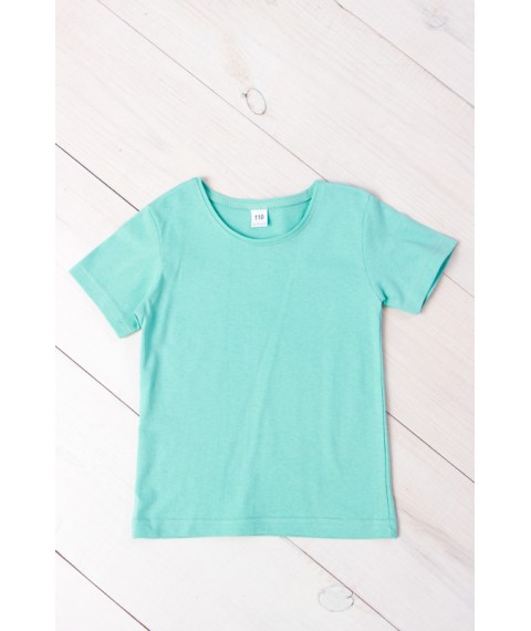 Children's T-shirt Wear Your Own 134 Green (6021-001V-v89)