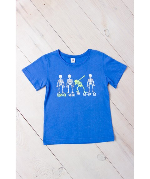 T-shirt for a boy Wear Your Own 134 Blue (6021-001-33-1-4-v5)