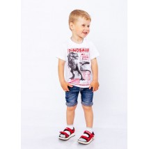 T-shirt for a boy Wear Your Own 92 White (6021-001-33-1-4-v83)