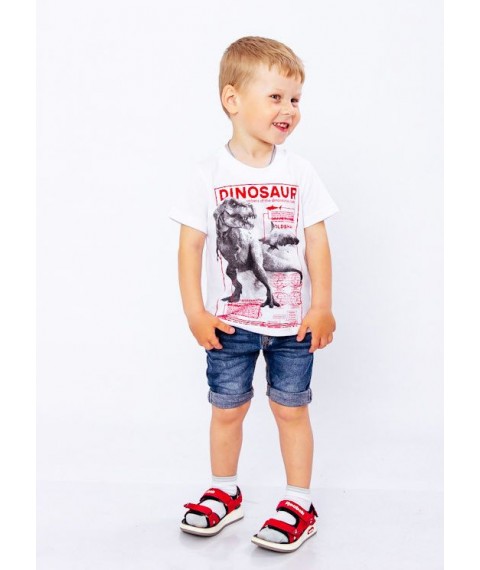 T-shirt for a boy Wear Your Own 92 White (6021-001-33-1-4-v83)