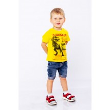 T-shirt for a boy Wear Your Own 92 Yellow (6021-001-33-1-4-v108)