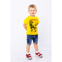 T-shirt for a boy Wear Your Own 98 Yellow (6021-001-33-1-4-v71)