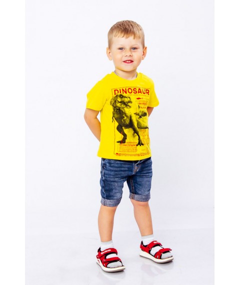 T-shirt for a boy Wear Your Own 104 Yellow (6021-001-33-1-4-v80)