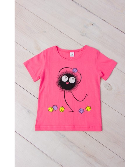 T-shirt for girls Wear Your Own 104 Pink (6021-001-33-1-5-v48)