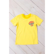 Children's T-shirt "Sport" Wear Your Own 110 Yellow (6021-1-v44)
